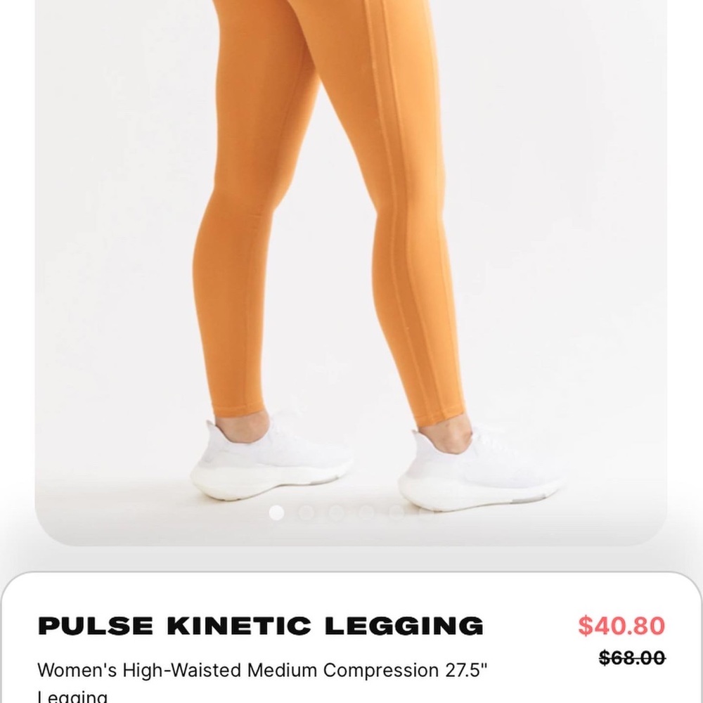 Alphalete creamsicle leggings size small